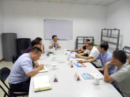 新密自来水公司莅厂参观