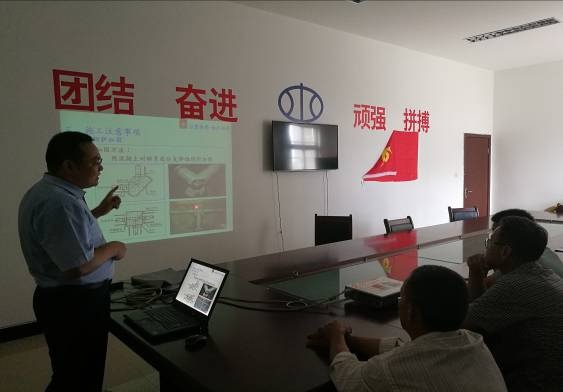 潢川县白大山水厂施工交流会议